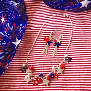 Starry Necklace and Earring Set